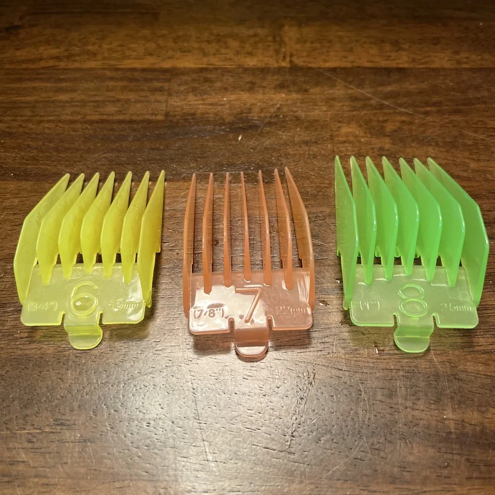 CONAIR CLIPPERS‎ SET OF 10 DIFFERENT SIZES EUC HAIRCUTTING TOOLS